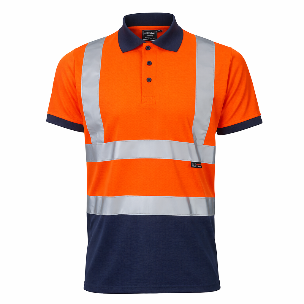 Hi Viz Polo T-Shirt Half Sleeve
