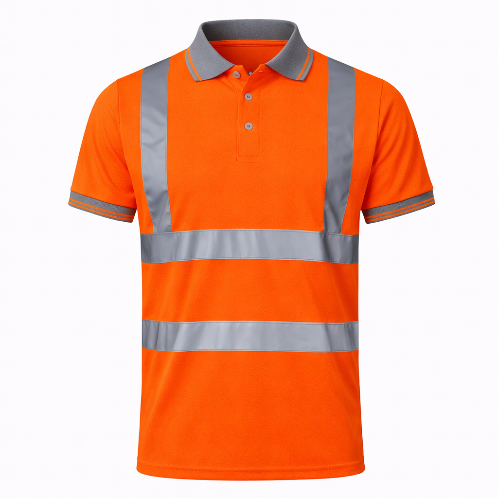 Hi Viz Polo T-Shirt Half Sleeve