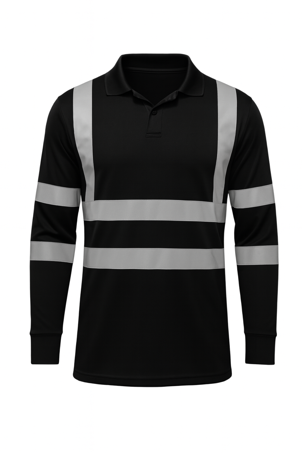 Hi Viz Polo T-Shirt Long Sleeve