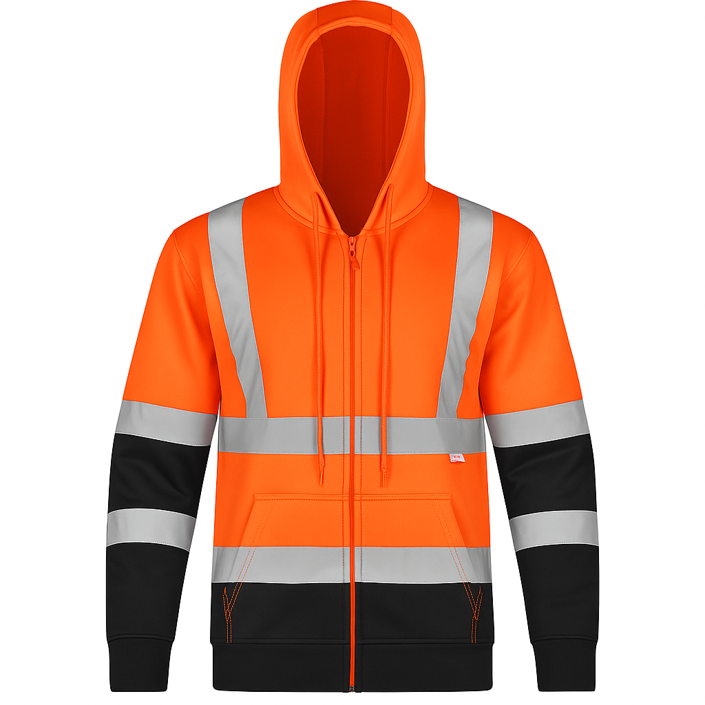 Hi Viz Zip Hoodie
