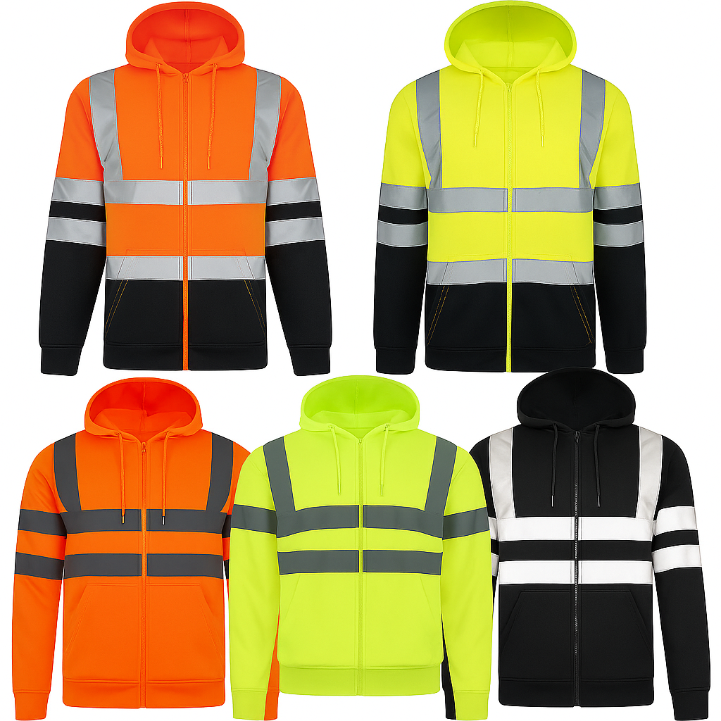 Hi Viz Zip Hoodie