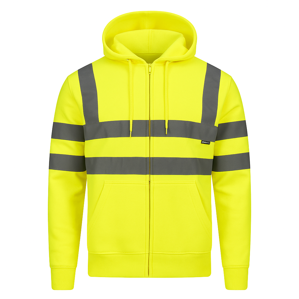 Hi Viz Zip Hoodie