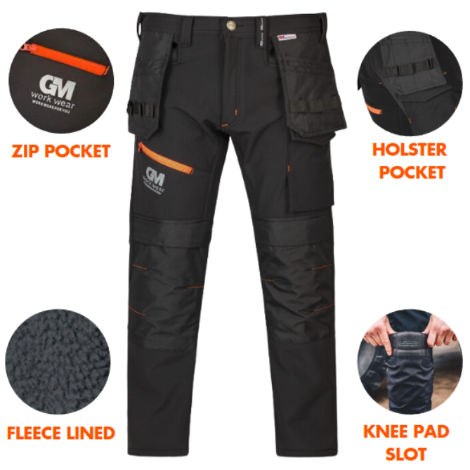 Hi Viz Softshell Trouser