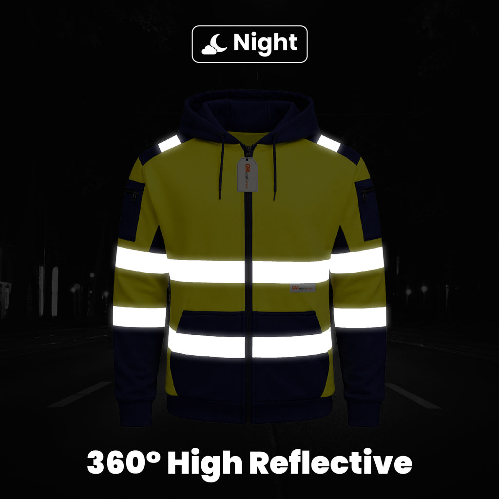 Hi Viz Elite Zip Hoodie