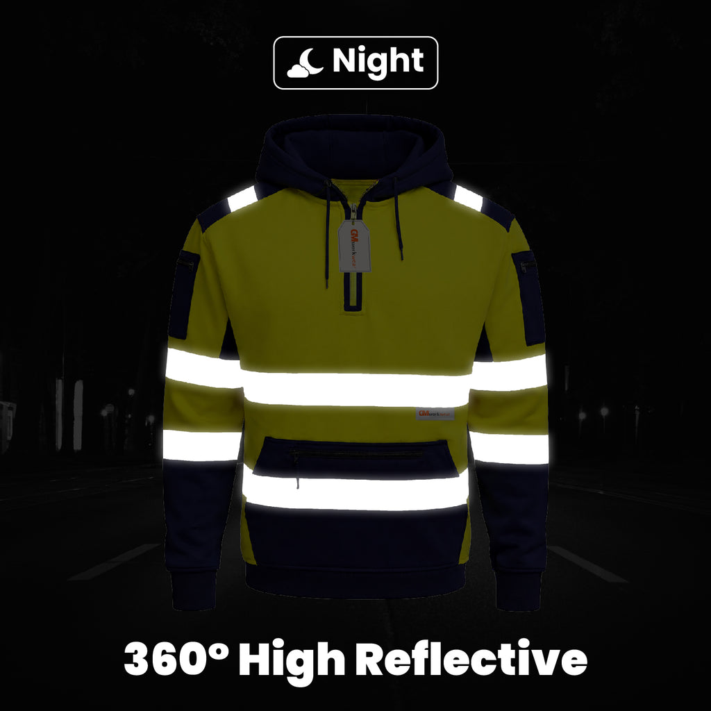 Hi Viz Elite Quarter Zipper Hoodie