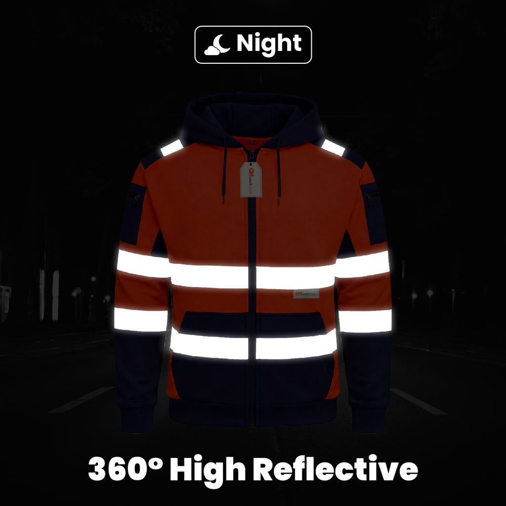 Hi Viz Elite Zip Hoodie